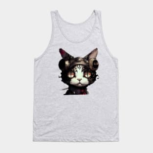 Time Traveling Cat Tank Top